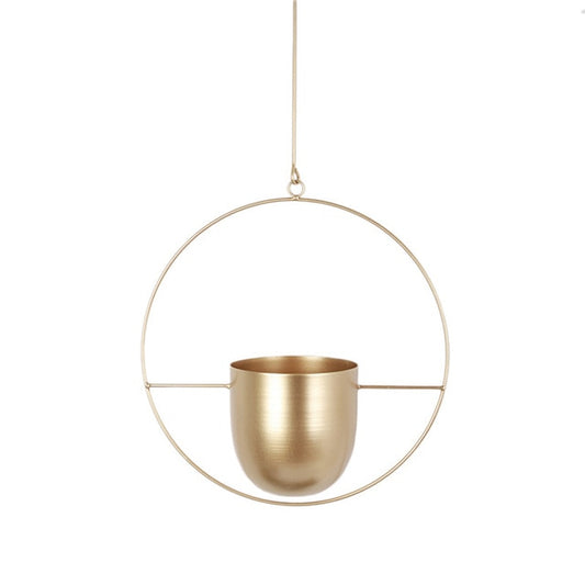 Modern Minimalism Iron Hanging Flower Pot